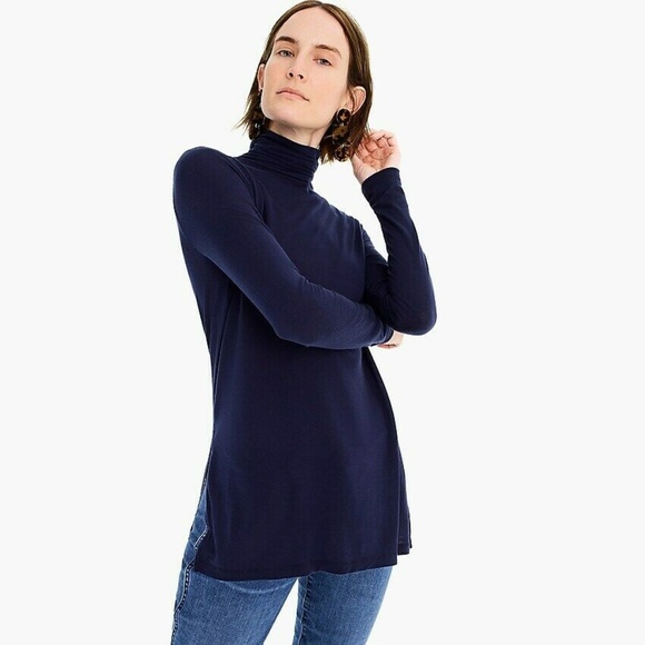 J. Crew Tops - NWT J. Crew Turtleneck Tunic Olive Green Medium